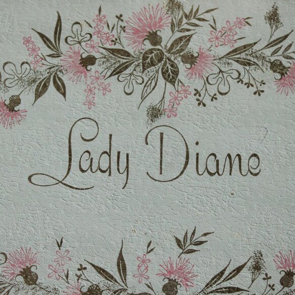 Vintage 1960s Stationary Box, Lady Diane Cards and Envelope Container, Pink This - Picture 2 of 10